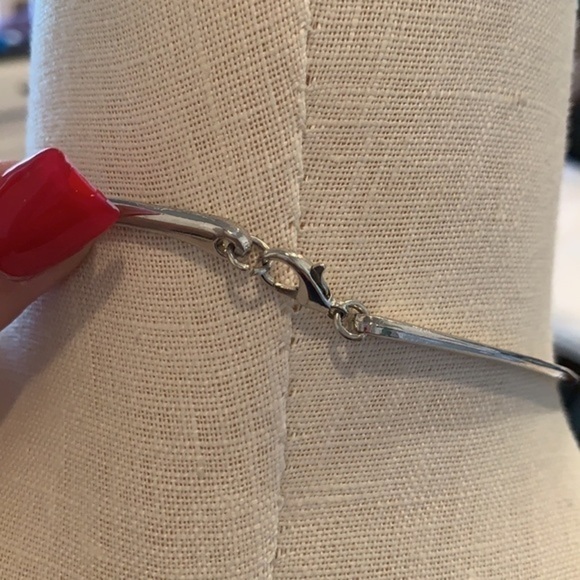 💐5/25 large bold chunky hammered sliver metal - Picture 3 of 6